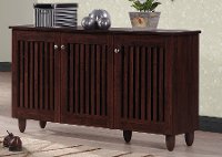 6511-RCW Brown Shoe Cabinet - Fernanda