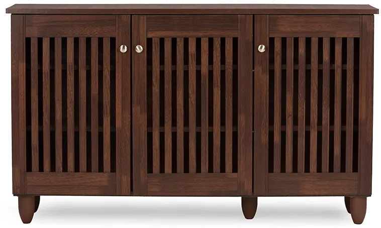 Brown Shoe Cabinet - Fernanda-2
