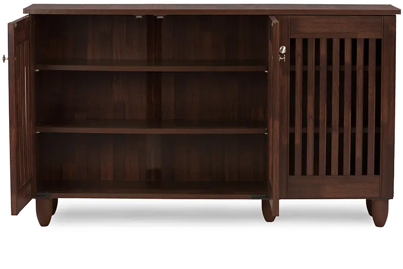 Brown Shoe Cabinet - Fernanda-4