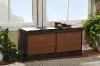 2-Tone Entryway Storage Cushioned Bench - Foley