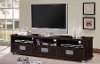6502-RCW Dark Brown TV Storage Cabinet (63 Inch) - Gerhardine-5