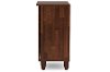 6518-RCW Oak 2-Tone Shoe Cabinet - Gisela-6