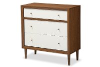6782-RCW Modern Two-Tone 3-Drawer Chest - Harlow-2