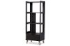 6465-RCW Dark Brown Storage Bookcase - Kalien-3
