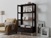 6467-RCW Dark Brown Storage Cabinet - Kalien