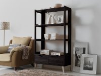 6467-RCW Dark Brown Storage Cabinet - Kalien