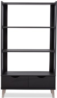 6467-RCW Dark Brown Storage Cabinet - Kalien-2