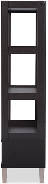 6467-RCW Dark Brown Storage Cabinet - Kalien-5