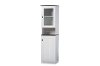 6521-RCW White Buffet and Hutch Kitchen Cabinet - Lauren-3