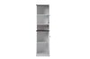 6521-RCW White Buffet and Hutch Kitchen Cabinet - Lauren-5