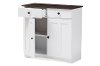 6522-RCW White Buffet Kitchen Cabinet - Lauren-4
