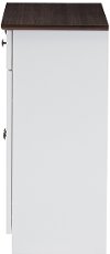 6522-RCW White Buffet Kitchen Cabinet - Lauren-5