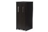 6474-RCW Dark Brown Double Door Bookcase - Lindo-4