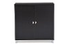 6469-RCW Dark Brown Storage Cabinet - Marcy