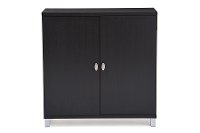 6469-RCW Dark Brown Storage Cabinet - Marcy