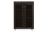 6496-RCW Dark Brown Storage Cabinet with Glass Doors - Mason-2