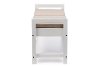 6245-RCW White Shoe Storage Seating Bench - Maudie-5