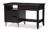 6471-RCW Dark Brown Contemporary Study Desk - Mckenzie-2
