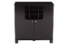 6631-RCW Modern Dark Brown Dry Bar and Wine Cabinet - Murano-1