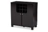 6631-RCW Modern Dark Brown Dry Bar and Wine Cabinet - Murano-3