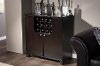 6631-RCW Modern Dark Brown Dry Bar and Wine Cabinet - Murano-5