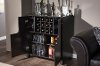 6631-RCW Modern Dark Brown Dry Bar and Wine Cabinet - Murano-6