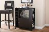 6633-RCW Dark Brown Dry Bar and Wine Cabinet - Ontario