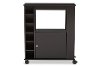 6633-RCW Dark Brown Dry Bar and Wine Cabinet - Ontario-2