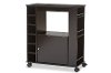 6633-RCW Dark Brown Dry Bar and Wine Cabinet - Ontario-3