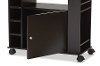 6633-RCW Dark Brown Dry Bar and Wine Cabinet - Ontario-4