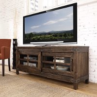 6268-880 64 Inch Rustic Walnut TV Stand - New Castle