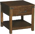 Rustic Brown End Table - New Castle