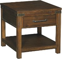 6268-876 Rustic Brown End Table - New Castle