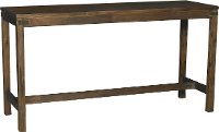 6268-835/BURNWALNUT Rustic Brown Sofa Table - New Castle