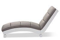 6830-RCW Gray and White Chaise Lounge - Percy-2