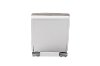 6830-RCW Gray and White Chaise Lounge - Percy-4