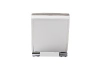 6830-RCW Gray and White Chaise Lounge - Percy-4
