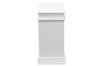 6548-RCW White/ Natural 5-Drawer Storage Bench - Rochefort-3