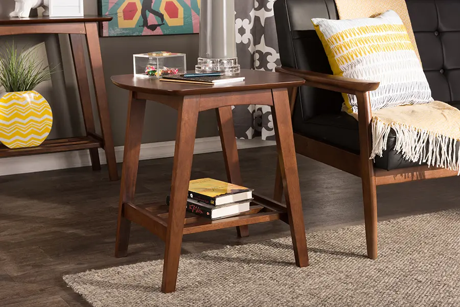 Dark Walnut End Table - Sacramento-1