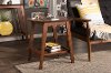 6628-RCW Dark Walnut End Table - Sacramento