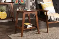 Dark Walnut End Table - Sacramento