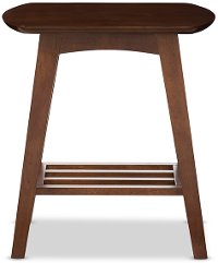 6628-RCW Dark Walnut End Table - Sacramento-2