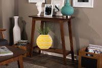 6629-RCW Dark Walnut Console Table - Sacramento