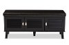 6792-RCW Dark Brown Entryway Bench/ Shoe Organizer - Sheffield-2