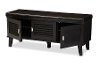 6792-RCW Dark Brown Entryway Bench/ Shoe Organizer - Sheffield-4
