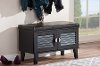 6793-RCW Dark Brown Storage Bench/ Shoe Cabinet - Sheffield-4