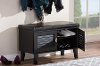 6793-RCW Dark Brown Storage Bench/ Shoe Cabinet - Sheffield-5