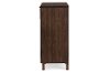 6499-RCW Dark Brown Cabinet with Glass Doors - Sintra-4
