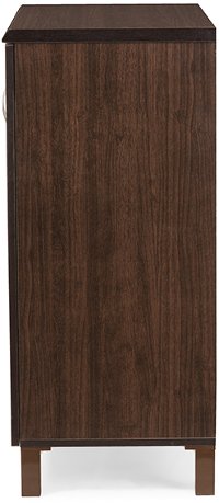 6499-RCW Dark Brown Cabinet with Glass Doors - Sintra-4