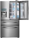 RF22KREDBSR Samsung 36 Stainless Steel 23 cu. ft. Counter-Depth 4-Door Refrigerator